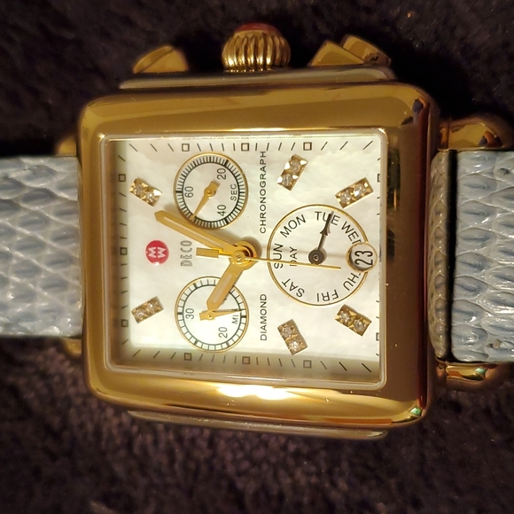 Michele Deco 2 tone watch main image 5